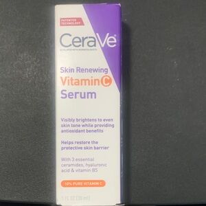 Cerave Skin Renewing Vitamin C Serum - Purple and White